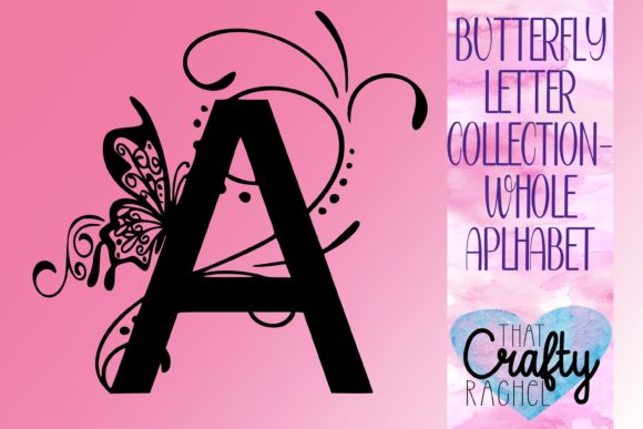 Butterfly Alphabet Decorative Letters: Artistry in Every Stroke