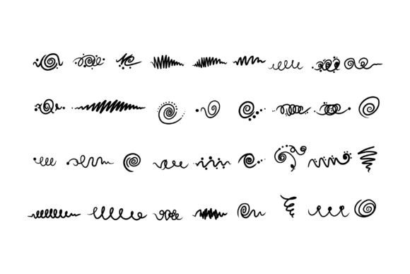 Decorative Hand-drawn Swirls and Lines I: Adding Organic Charm