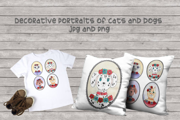 Decorative Portraits of Dogs and Cats: A Designer's Guide