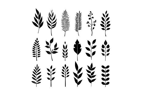 Infuse Your Work with Tropical Flair: The Decorative Leaf Set