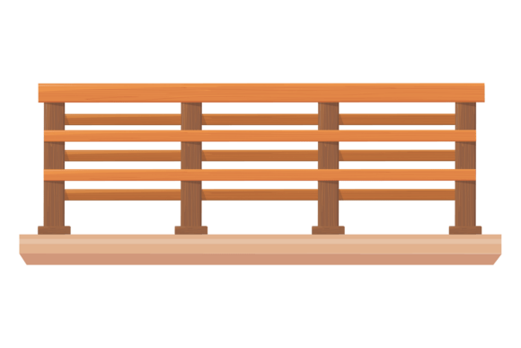 Retro Wooden Railing: Decorative Plank H Design Guide