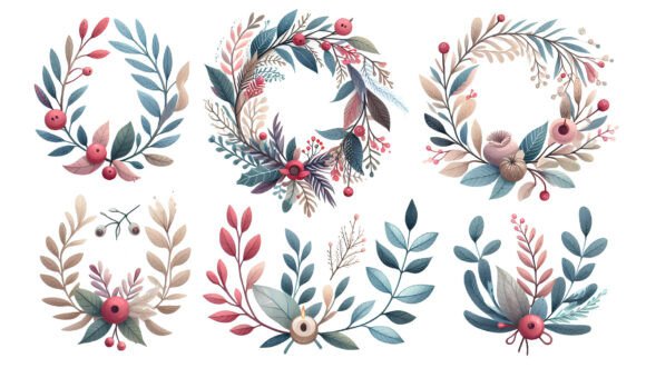 So Adorable Decorative Wreaths: A Digital Design Asset for Every Project
