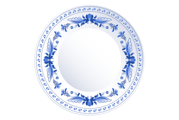 Styling the Empty Canvas: The Decorative Ornate Plate Top View