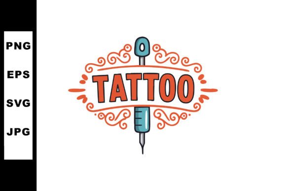 Tattoo Machine Needle: Bold Swirls for Modern Branding