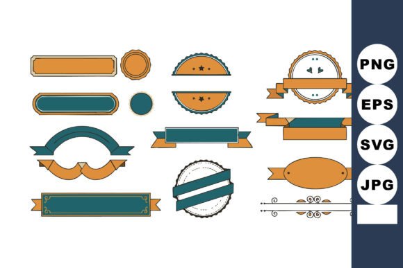 Timeless Appeal: Vintage Style Decorative Badges and Labels