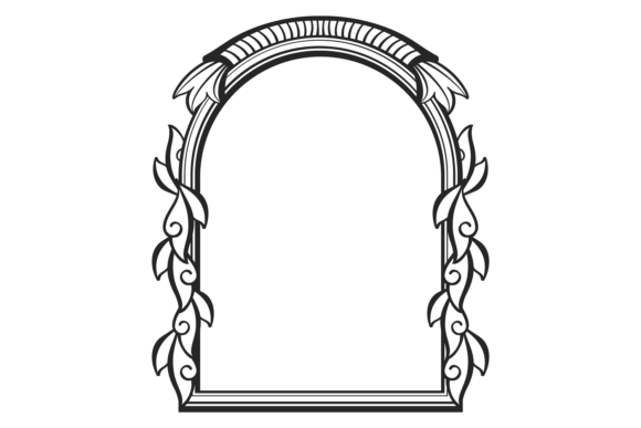 Victorian Frame: Decorative Mirror Border for Timeless Elegance