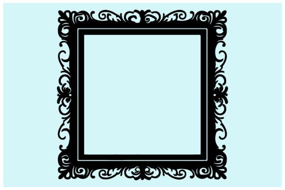 Vintage Decorative Frame Silhouette: A Designer's Toolkit for Timeless Branding